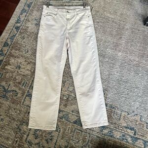 My favorite Ayr The Frenchie Cream Denim 24 w/Flaw